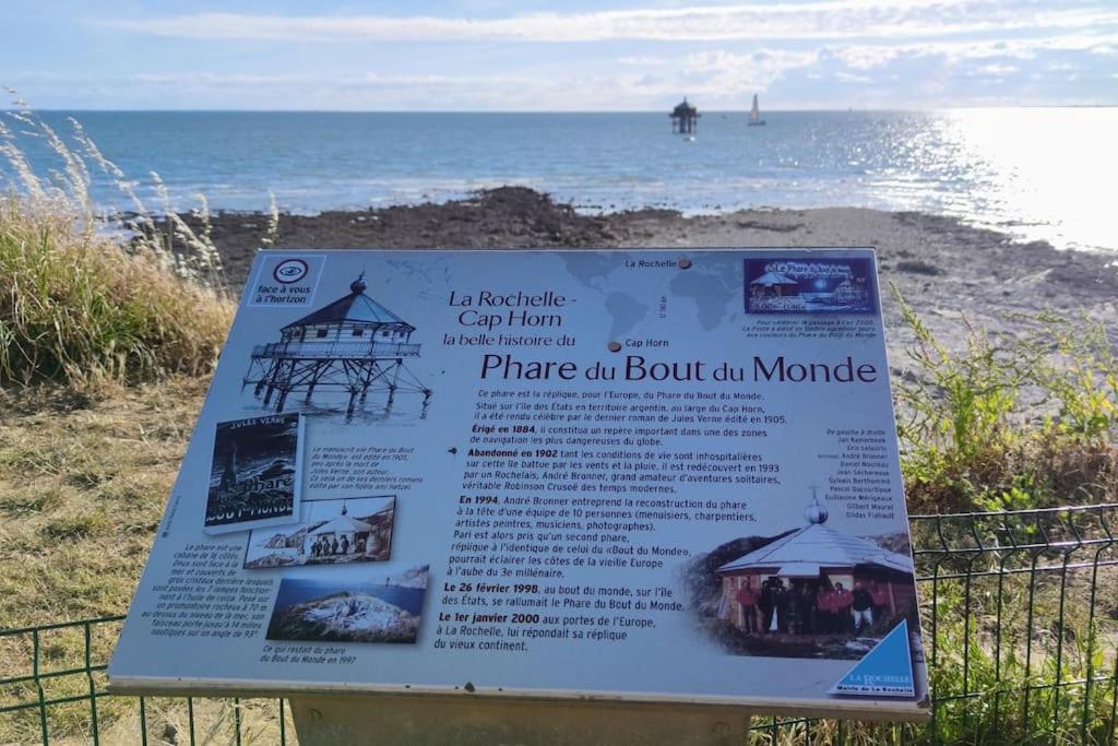 Joli Studio Pres De La Mer Avec Exterieur La Rochelle  Bagian luar foto